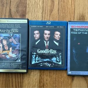 Movie Collection: Pulp Fiction, Goodfellas, Terminator